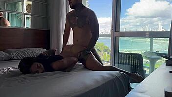 perfect beach sex pt2 with her plump body riding passionately