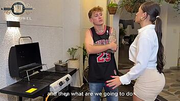 Colombian Petite Screams Riding Huge Cock Doggystyle After Deepthroat Blowjob!