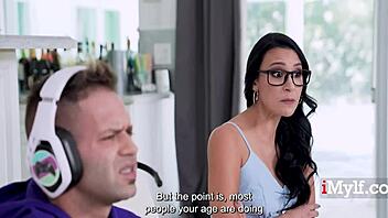 i chose stepmom's wet pussy over gta 6 simple nerdy milf