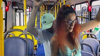 Young Student Groped Masturbated Fucked Hardcore Public Bus Cumshot