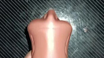 intense anal pounding and toy ass-to-mouth suck