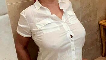 sexy blonde gets pissed on humiliatingly for her very first time!