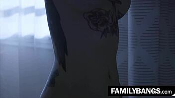 rocky emerson bella rolland caught sneaking bedroom at night licking scissoring