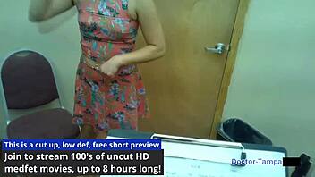 dr tampa humiliates jasmine roses in immigration physical!