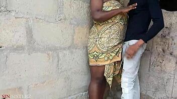 Big Ass Ebony Demands Hard Fuck In Building