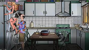 Landlord sniffs tenant's panties and shoes