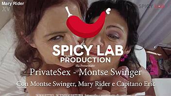 hey check privatesex threesome with montse swinger blue bedroom fun