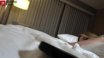 Blonde cam model moans as Chinese cock pounds her deep