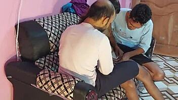 Beautiful Horny Bengali Babe's Threesome: Hanif, Sumona, Manik Pound Her Hard