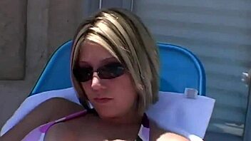 i lotion up my body outdoors in the warm sunshine paige style