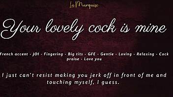 French accent GFE JOI claims your throbbing cock completely