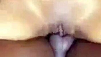 Monster black cock passionately fucks african babe's tight pussy