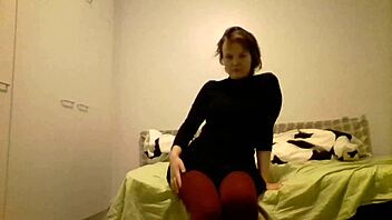 Blonde Webcam Amateur Strips Teasingly and Touches Herself Sensually