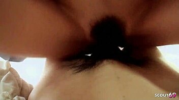 my petite bushy pussy gets deflowered uncensored by older guy's creampie pounding