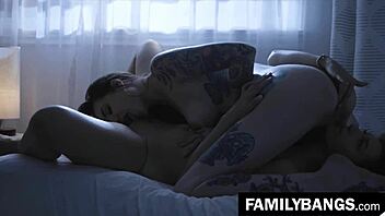 rocky emerson bella rolland caught sneaking bedroom at night licking scissoring