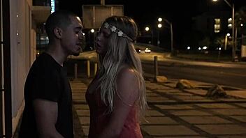 BbW latina milf tattooed tits massaged into interracial monster cock bang