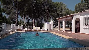 i can't stop riding this bbc poolside with valentina ricci