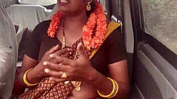 Stepmom whispers dirty Telugu talk during long car fuck drive—what's your fantasy?