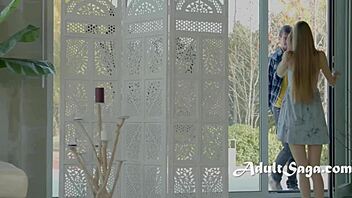 Watch her spread those skinny teen legs wide open