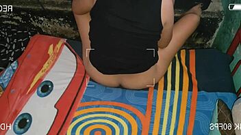 hidden cam catches rough anal ride with horny latina