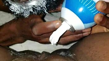 Black men devour ebony big ass pussy licking tits worship