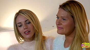 lesbian friend dildo-fucks and licks pink pussy eagerly