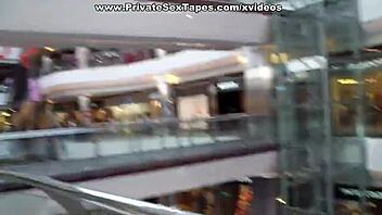 Raunchy blonde gf fucked hard in toilet 🚽💦