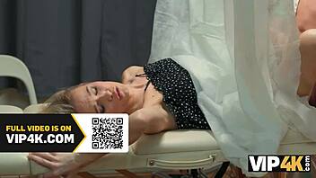 doctor gropes my tits then slams pussy cure deep