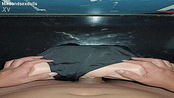 candy's sexy lingerie trailer shows her getting fucked on desk close-up