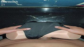 candy's sexy lingerie trailer shows her getting fucked on desk close-up