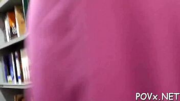 damn, this filthy teen slut sucks my monster cock hard