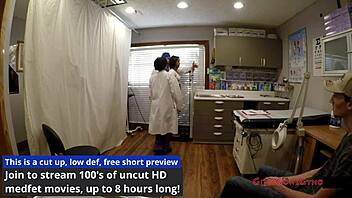 tampa uni nurse sheila daniels spreads ass in fetish exam