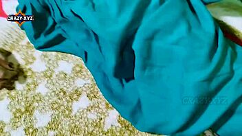 Desi village housewife rides ex-boyfriend cowgirl on ranch for romantic outdoor pussy sex.