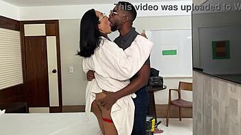 Motel Tech Fixes TV Then Pounds My Ass with 23cm Cock Hard