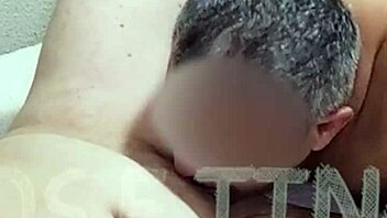 Husband Devours Tasty Wet Pussy Of Shaved Wife