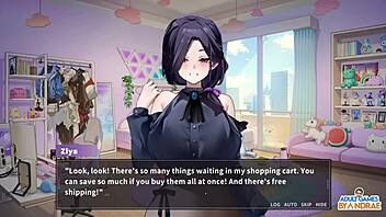 Ziya bends over doggystyle creampie in cosplay wife gameplay ep4