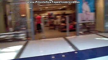 Raunchy blonde gf fucked hard in toilet 🚽💦