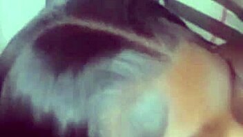 Shy petite babe kneels for 10+ inch black cocks in homemade interracial suckfest