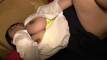 japanese busty schoolgirl gets secret curvy massage seduction