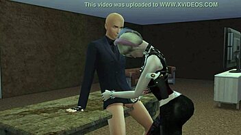 Lex Luthor Pounds Harley Quinn's Tight Pussy in Wild Sim 4 Parody