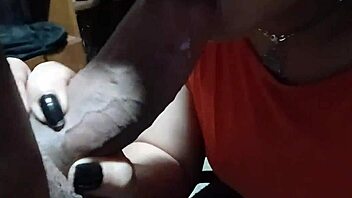 obsessed with sucking his huge cock every time