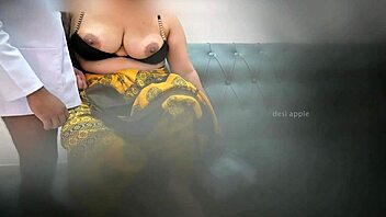 Indian doctor fucks sexy nurse patient hospital style