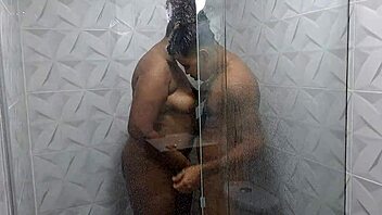 hey, wanna soap up my curvy tits in the shower?