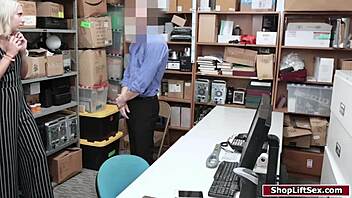 hey shoplifter teen why not deepthroat my cock instead of facing cops?