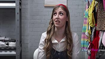 I stole shoes now he rams big black cock deep hornythief