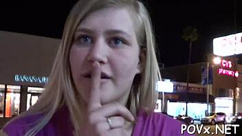 damn, this filthy teen slut sucks my monster cock hard