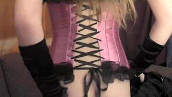 Naughty Couple Plays Costumed Fuck Games In Lingerie Outdoors