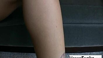 Tattooed Babe's Lingerie Tease