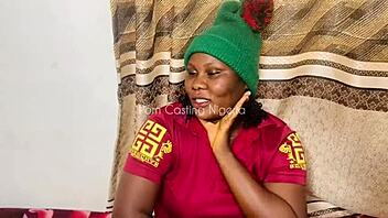 jess flaunts meaty pussy in casting session