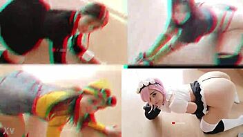 Mia's Juicy Ass Twerking Wild in Cosplay Super Slowed!